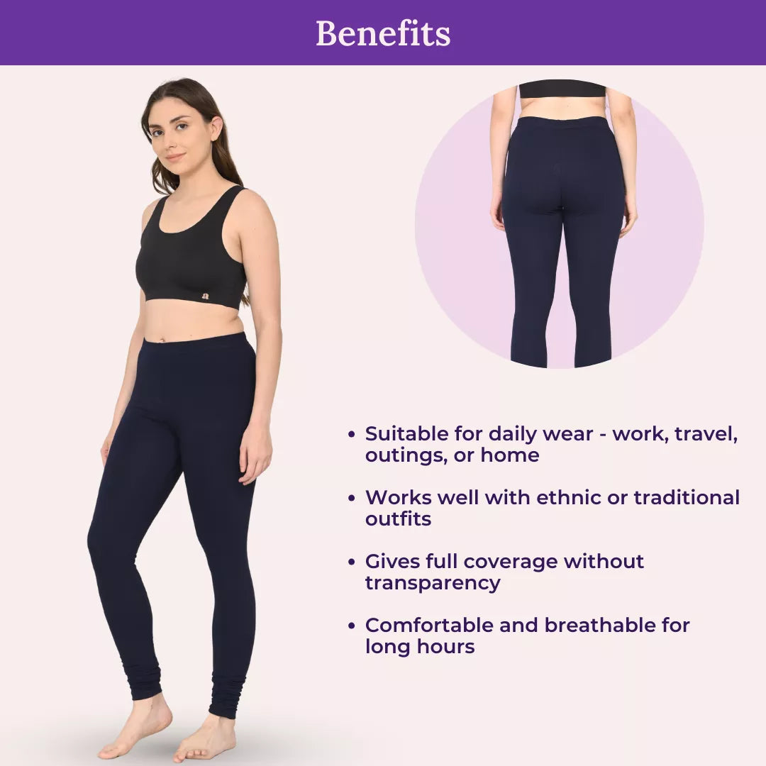Benefits Of Churidar Leggings Navy Blue