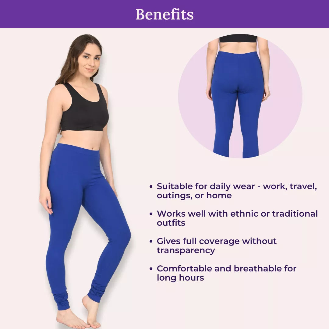 Benefits Of Churidar Leggings Royal Blue