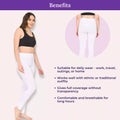 Benefits Of Churidar Leggings White