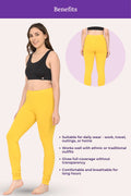Churidar Leggings for woman - yellow color
