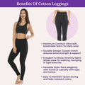 Benefits Of Cotton Leggings - Black