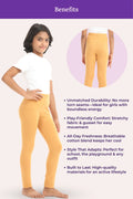 Girls wearing cotton leggings - feature image - Carmel