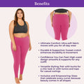 Benefits Of Cotton Leggings - Dark Pink