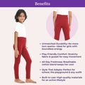 Benefits Of Cotton Leggings - Maroon