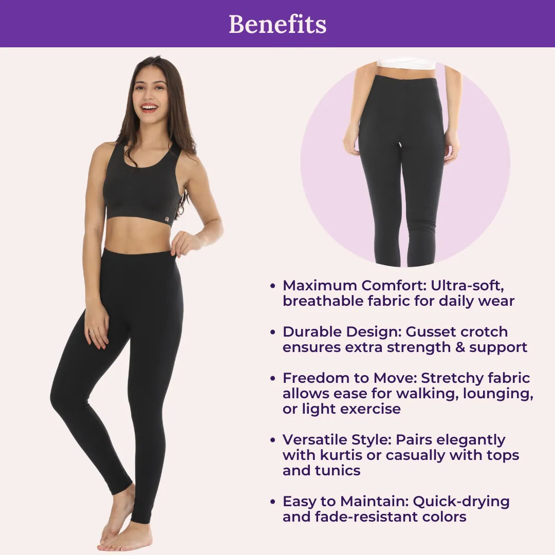 Benefits Of Cotton Leggings Black