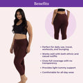 Benefits Of Cropped Leggings For Plus Size Brown