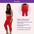 Benefits Of Cropped Leggings For Plus Size Red