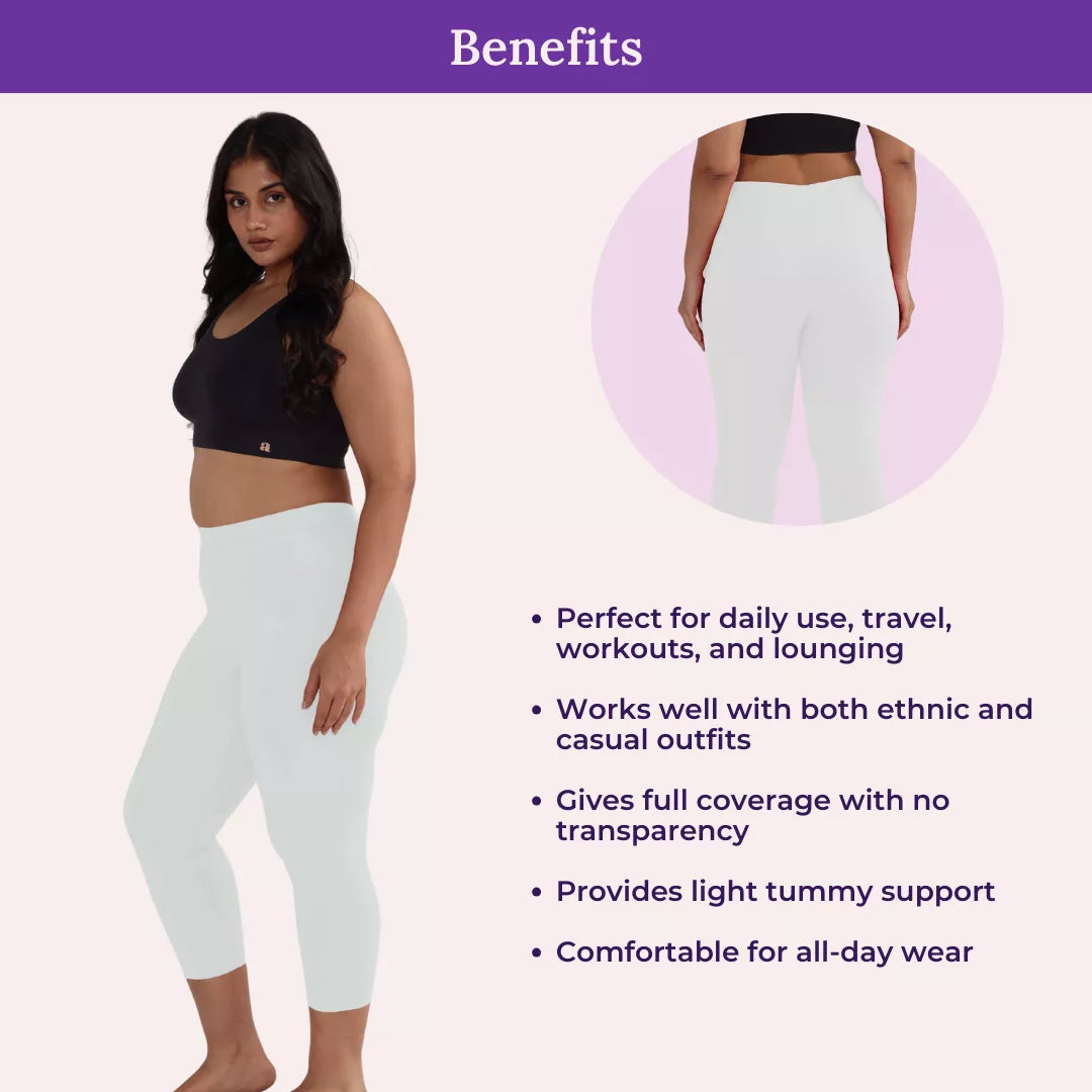 Benefits Of Cropped Leggings For Plus Size White