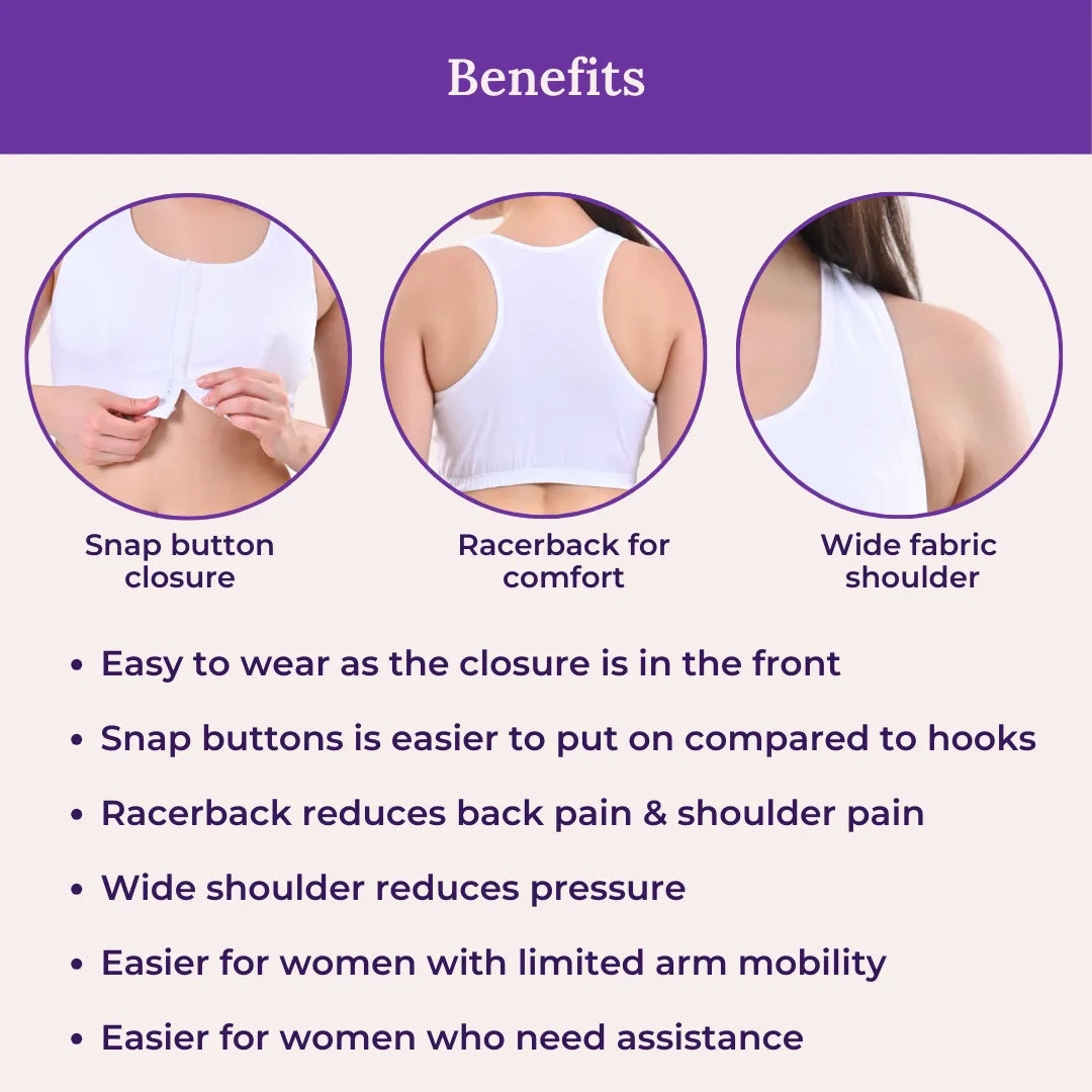 Benefits Of Front Open Bra For Elderly