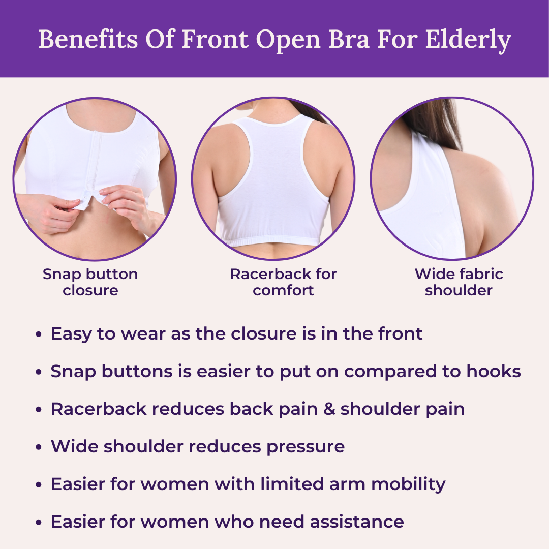 Benefits Of Front Open Bra For Elderly
