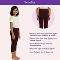 Benefits Of Girl Cropped Leggings Brown
