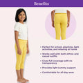 Benefits Of Girl Cropped Leggings Yellow