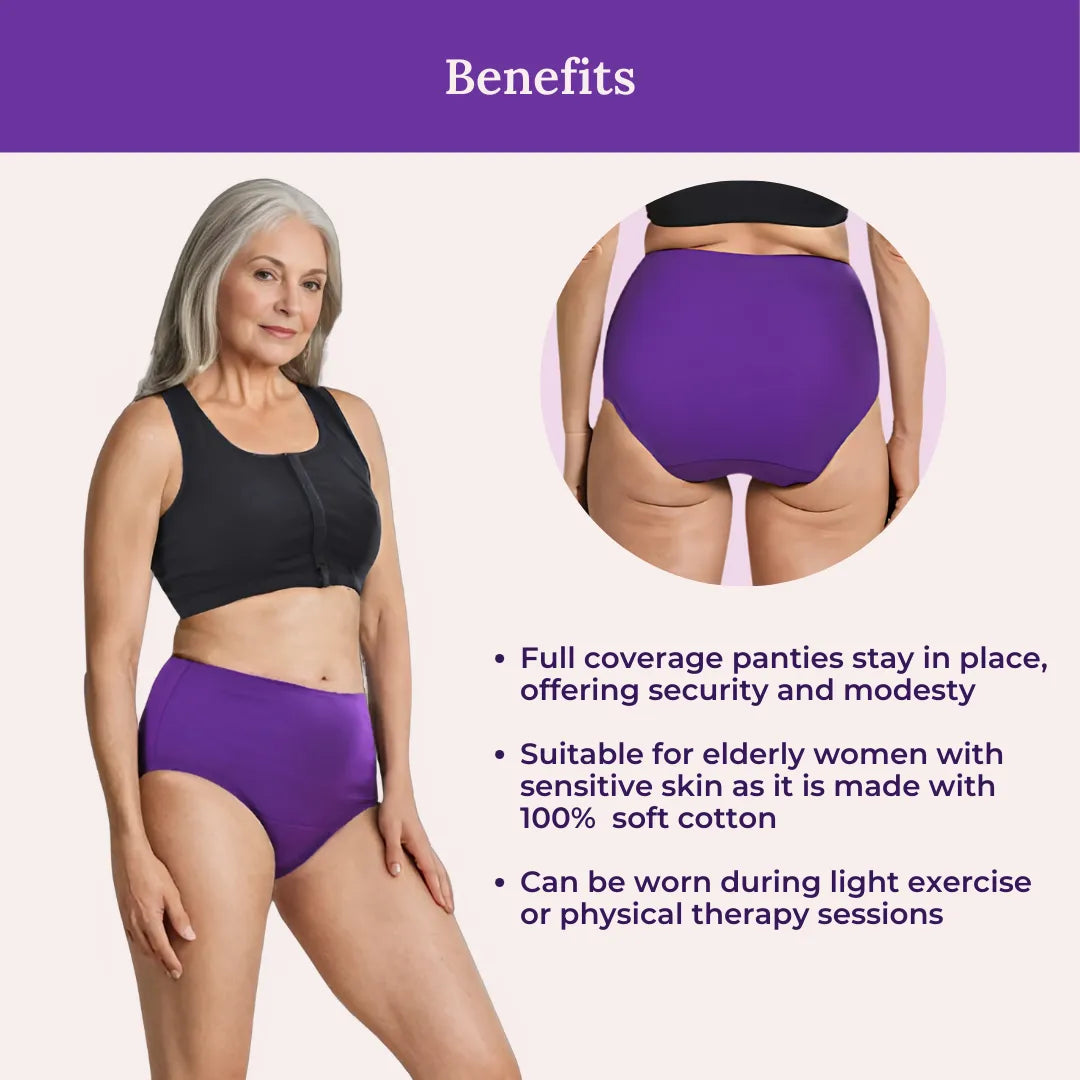 Benefits Of High Waist Cotton Panties For Elderly
