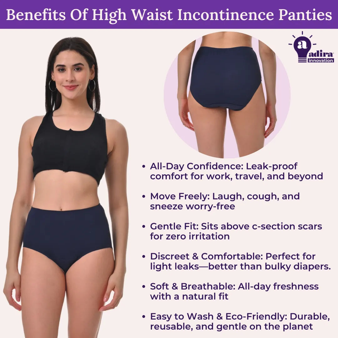 Benefits Of High Waist Incontinence Panties