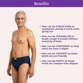 Benefits Of Incontinence Briefs-Navy Blue Color