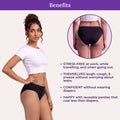 Benefits Of Lycra Incontinence Bikini-Black