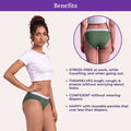 Benefits Of Lycra Incontinence Bikini-Sea Green