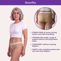 Benefits Of Lycra Incontinence Bikini-Senior Skin