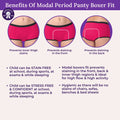 Benefits Of Modal Period Panty Boxer Fit