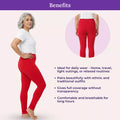 Benefits Of Senior Churidar Leggings Red