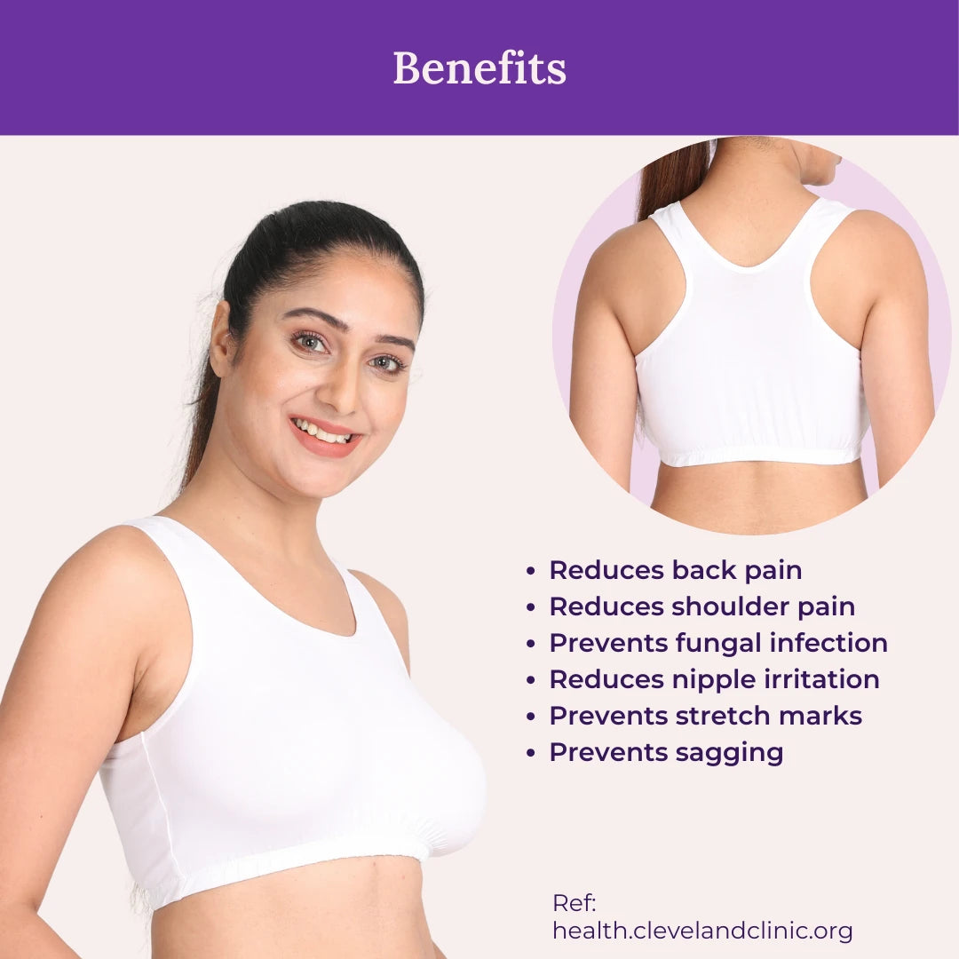 Benefits Of Sleep Bra Lounge Bra White