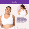 Benefits Of Sleep Lounge Bra For Plus Size White