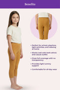 Teen girls wearing cropped leggings -feature image -caramel