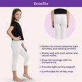 Benefits Of Teen Cropped Leggings-White