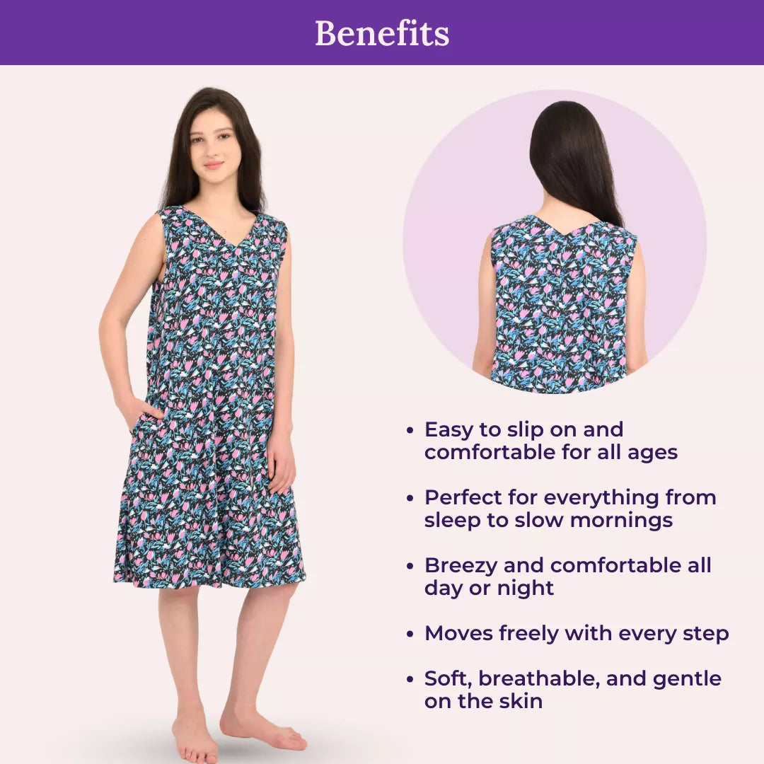 Benefits Of V-Neck Night Gowns