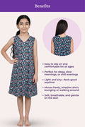 Benefits Of V-Neck Night Gowns Teen Multicolor