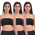 Best Bandeau Bra For Women Black Pack Of 3