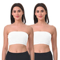 Best Bandeau Bra For Women White Pack Of 2