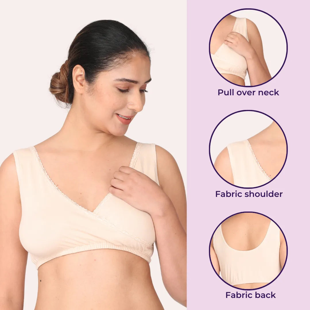 Full Coverage Nursing Sleep Bra Skin Pack Of 1