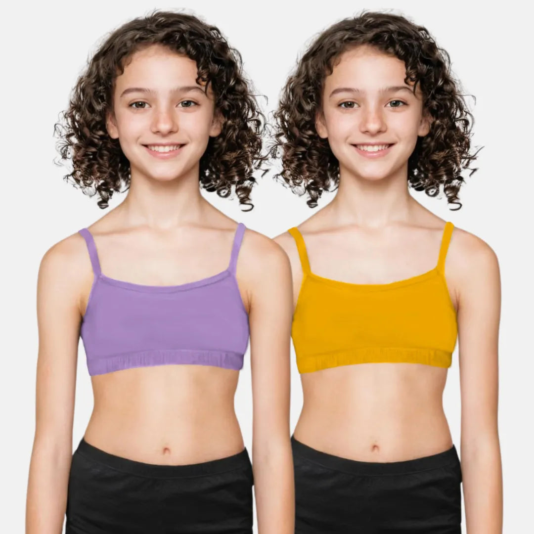 Best Bras Teens Lavender & Mustard