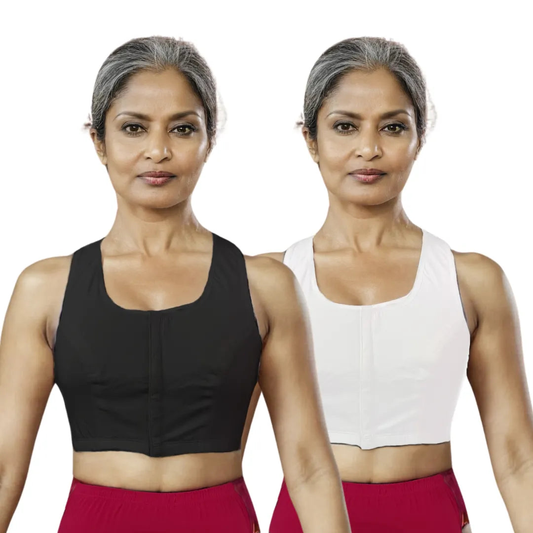 Best Front Closure Bra For Seniors White & Black