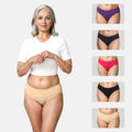 Best Leak Proof Panties For Elderly Women Magenta, Navy Blue, Dark Pink, Black & Skin