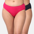 Best Leak Proof Women's Underwear Dark Pink & Navy Blue