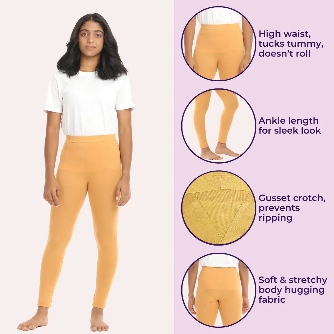 Leggings For Teenagers - Caramel