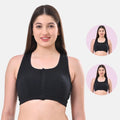 Best Post Mastectomy Bras Black Pack Of 2