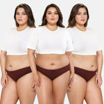 Bikini Panties For Plus Size - Wine