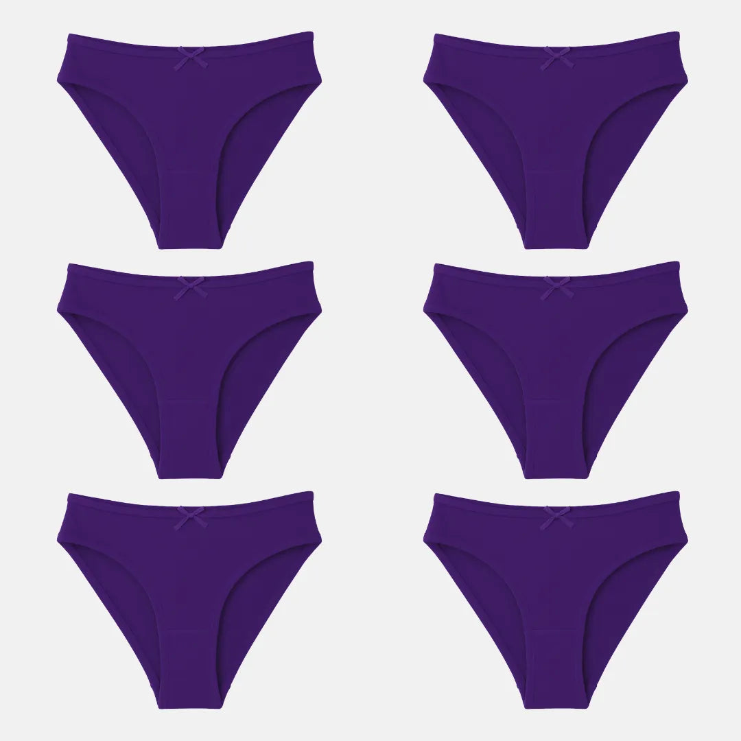 Bikini Underwear For Girls Magenta Pack Of 6