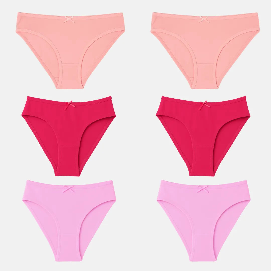 Bikinis For 14 Year Old Girls Peach, Dark Pink & Light Pink
