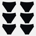 Bikinis For Kids Girls Black Pack Of 6