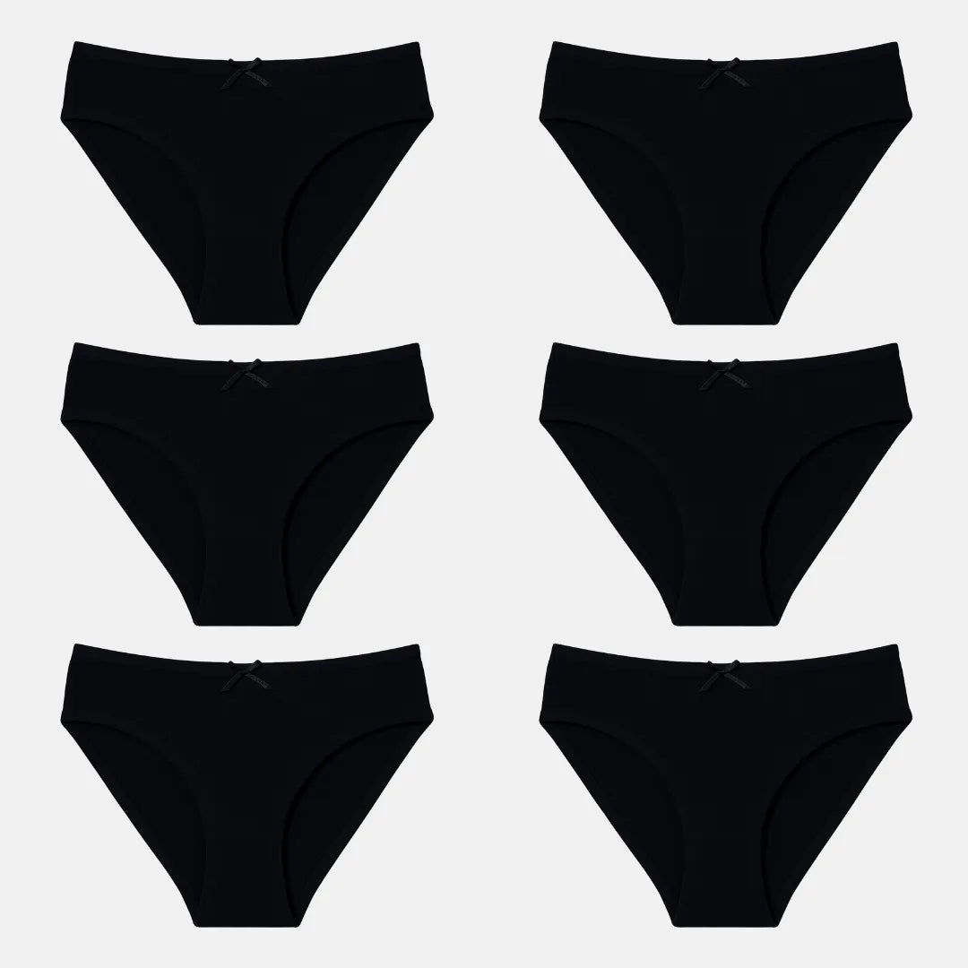 Bikinis For Kids Girls Black Pack Of 6