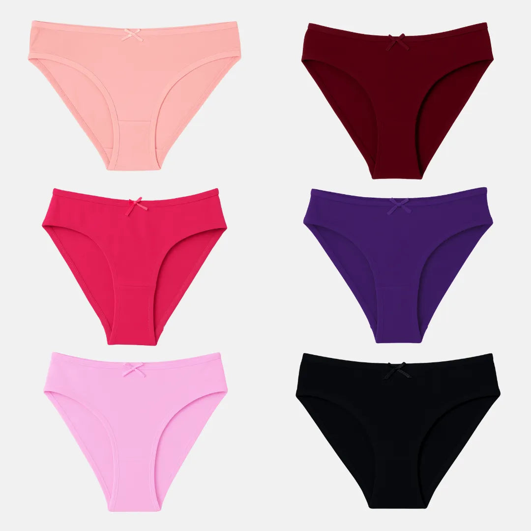 Bikinis For Kids Girls Peach, Wine, Dark Pink, Magenta, Light Pink & Black