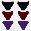 Bikinis For Teen Girls Black, Wine & Magenta