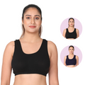 Adira Black & Navy Blue Lounge Bra