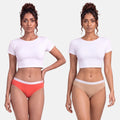Bladder Leak Underwear-Light Coral & Skin