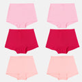 Boyshorts For Girls Dark Pink, Light Pink & Peach