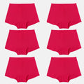 Boyshorts For Girls Dark Pink Pack Of 6